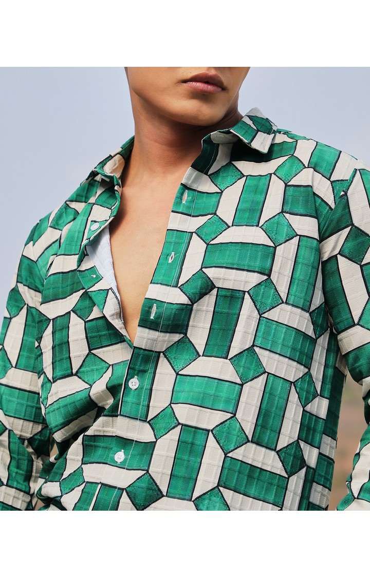 Men's Multicolor Printed Casual Shirts