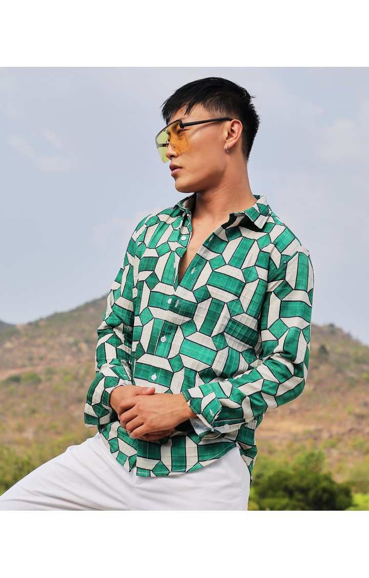 Men's Multicolor Printed Casual Shirts
