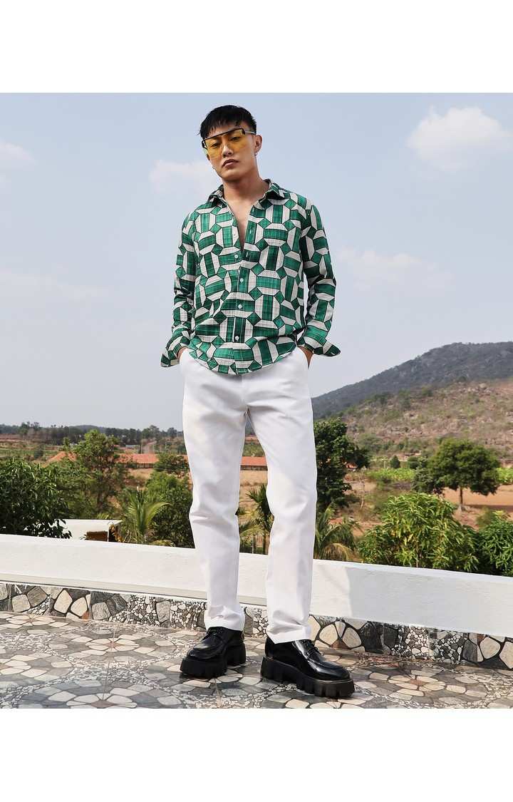 Men's Multicolor Printed Casual Shirts