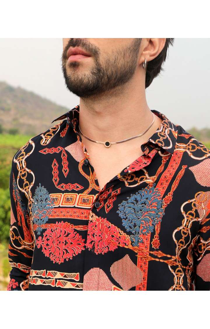 Men's Multicolor Printed Casual Shirts