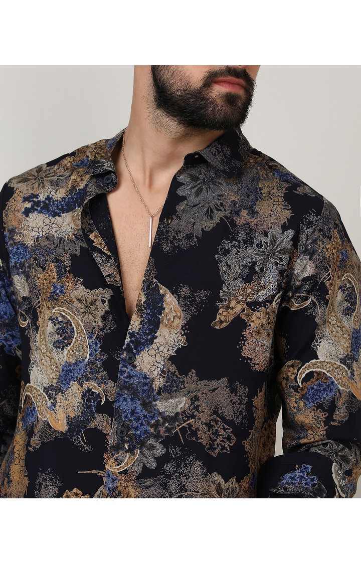 Men's Multicolor Printed Casual Shirts