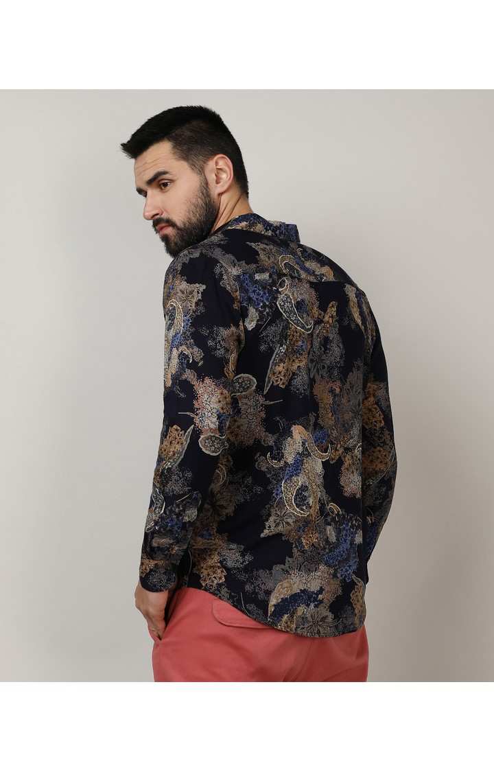 Men's Multicolor Printed Casual Shirts