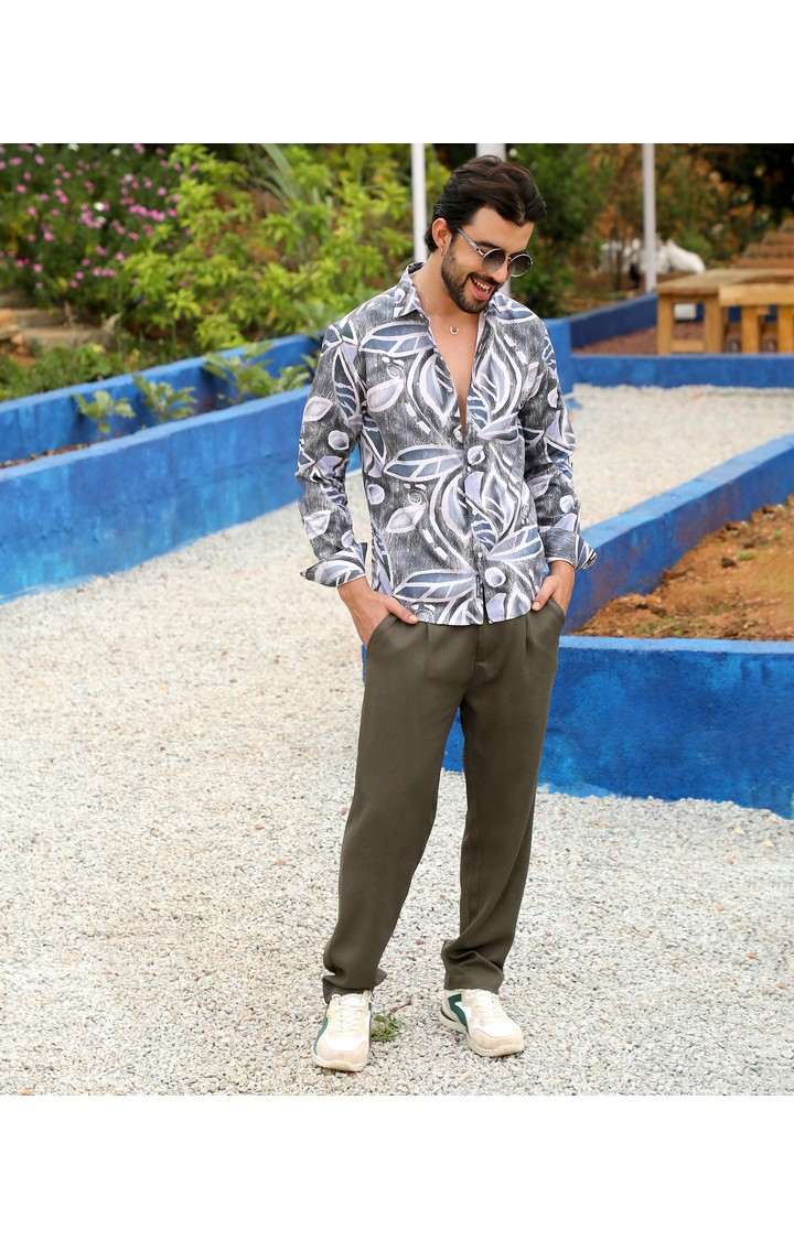 Men's Multicolor Printed Casual Shirts