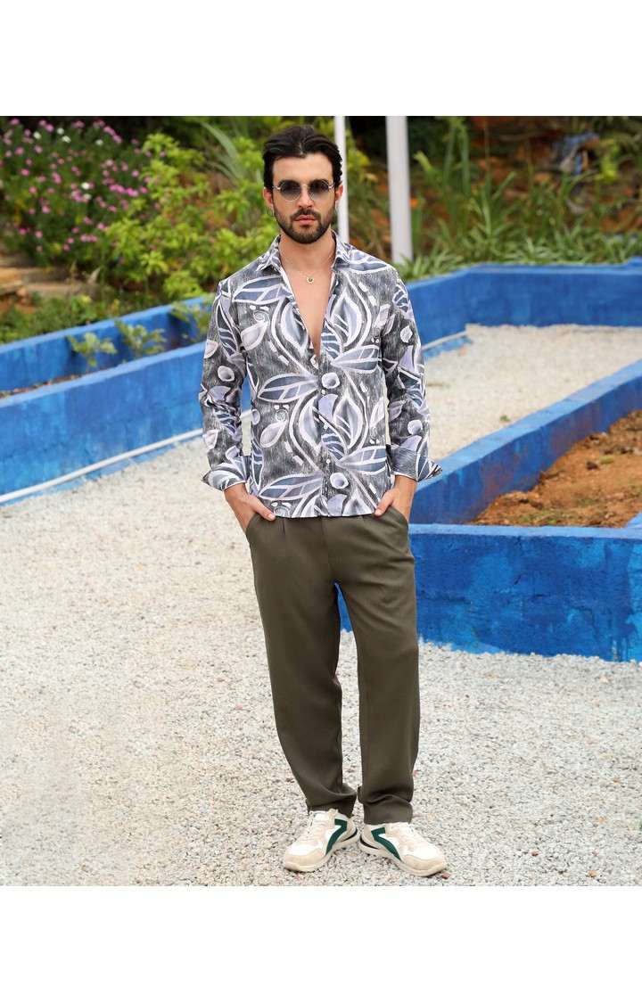 Men's Multicolor Printed Casual Shirts