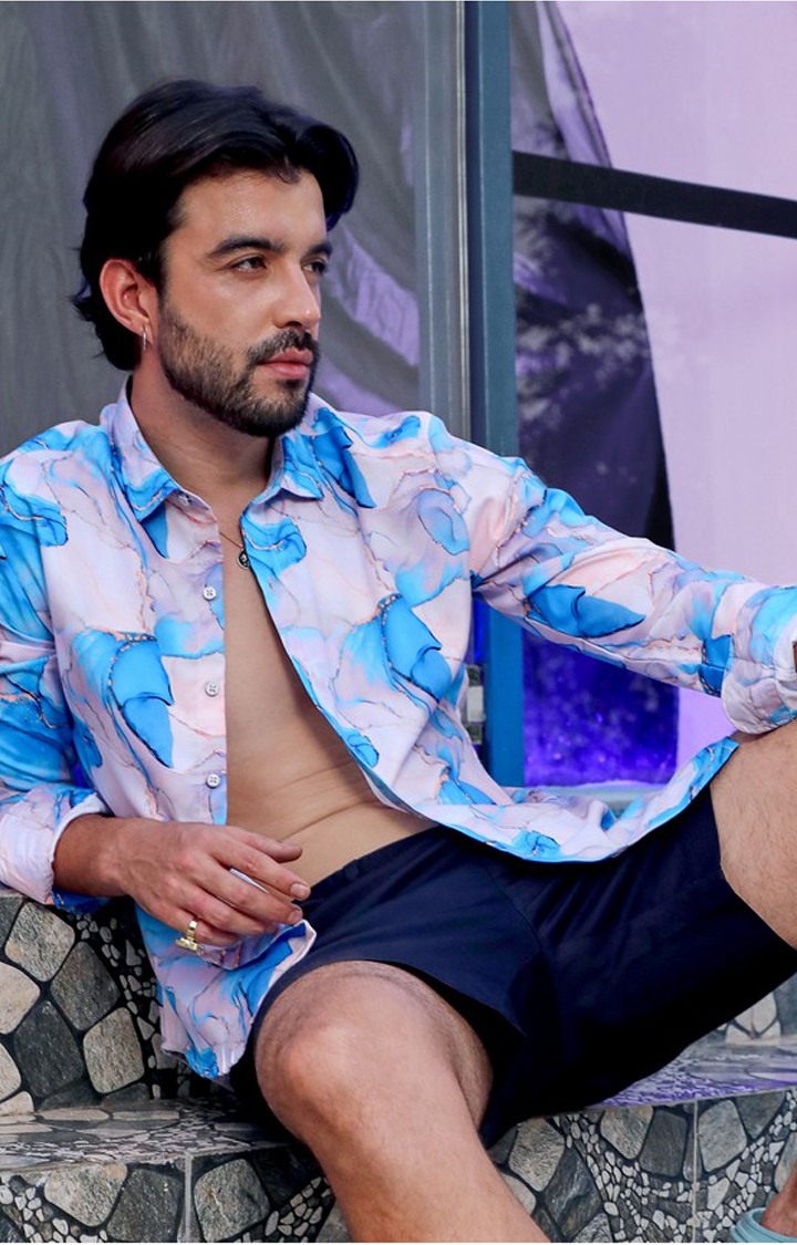 Men's Multicolor Printed Casual Shirts