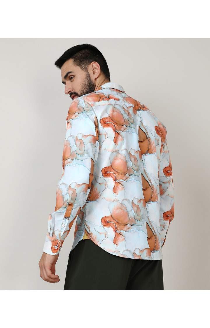 Men's Multicolor Printed Casual Shirts