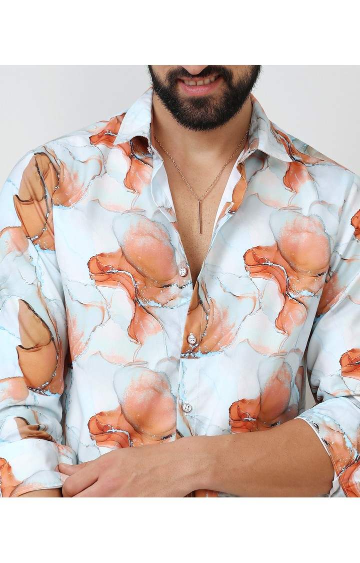 Men's Multicolor Printed Casual Shirts