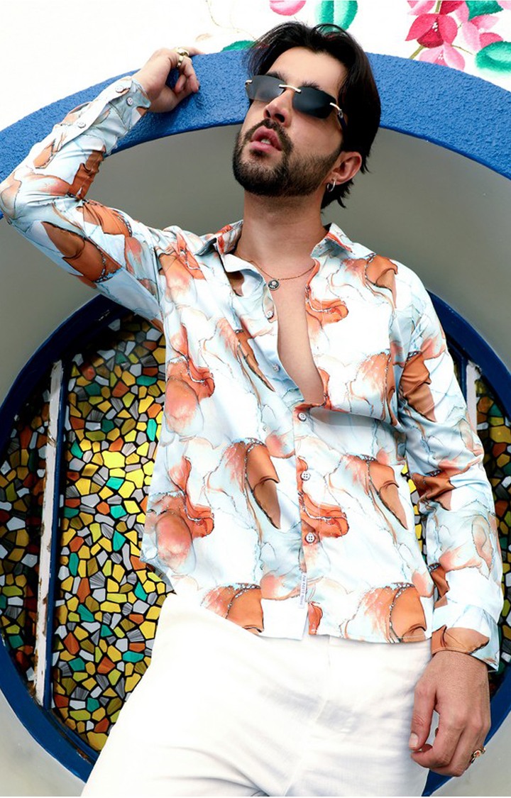 Men's Multicolor Printed Casual Shirts