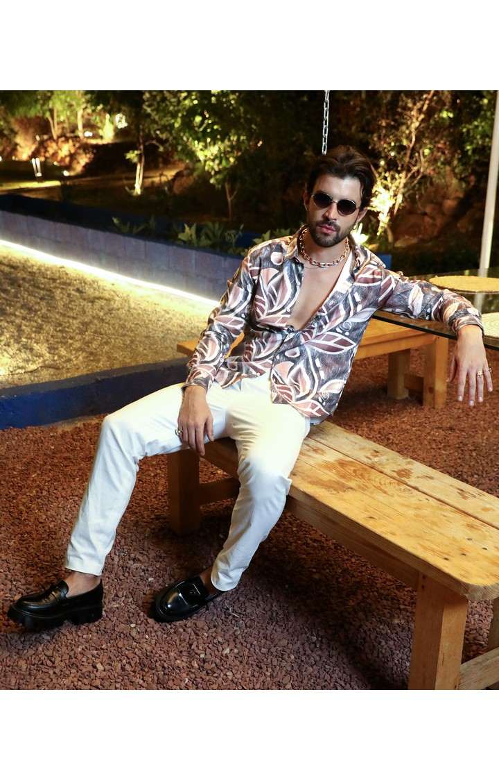 Men's Multicolor Printed Casual Shirts