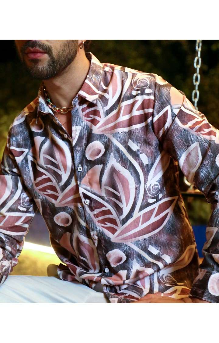 Men's Multicolor Printed Casual Shirts