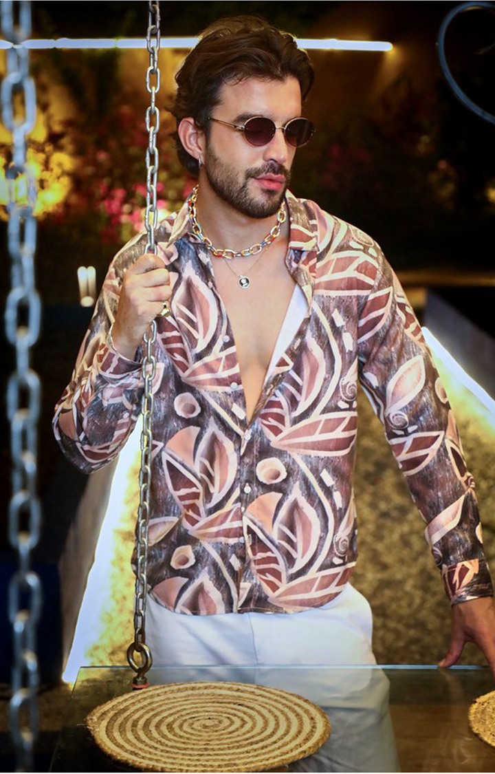 Men's Multicolor Printed Casual Shirts
