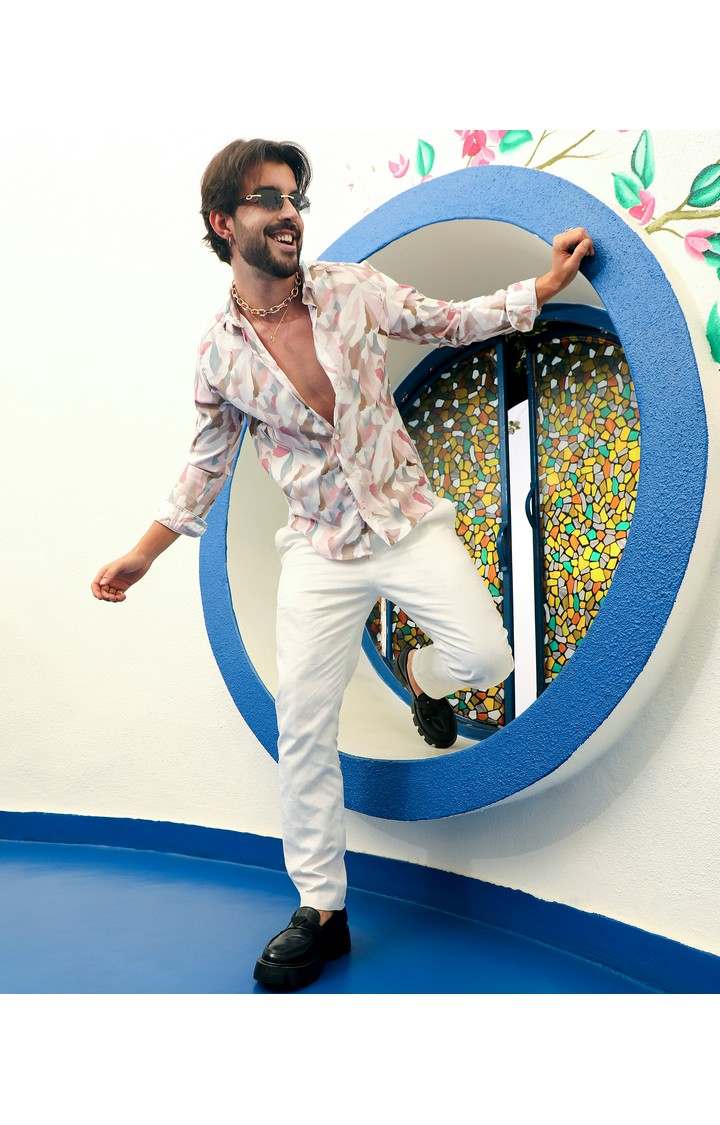 Men's Multicolor Printed Casual Shirts