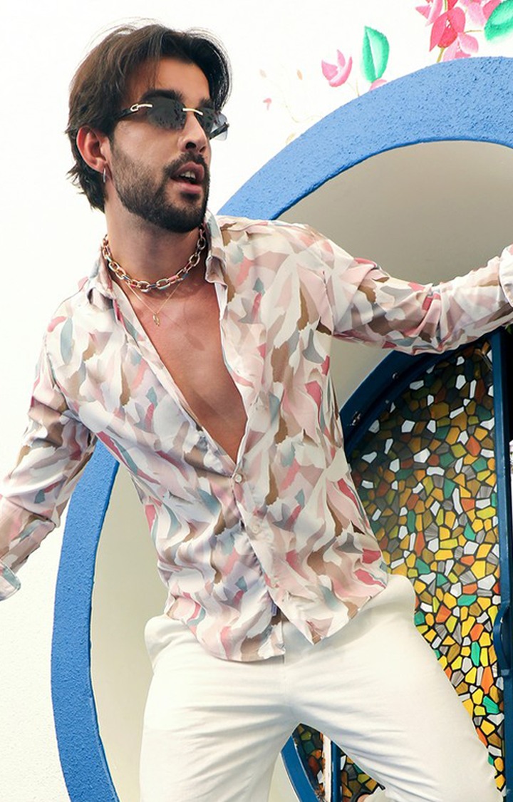 Men's Multicolor Printed Casual Shirts