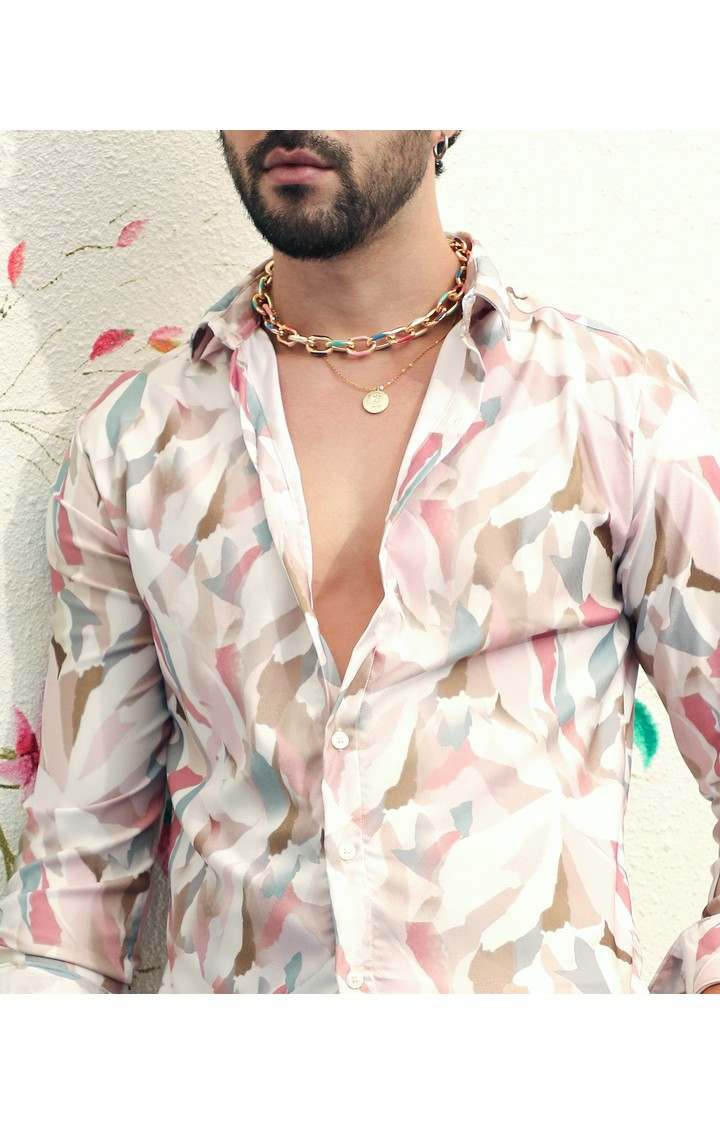 Men's Multicolor Printed Casual Shirts