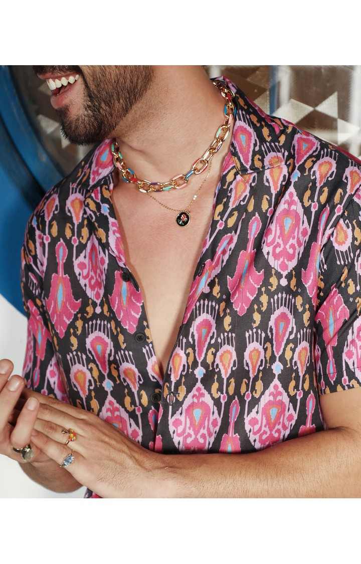 Men's Multicolor Printed Casual Shirts