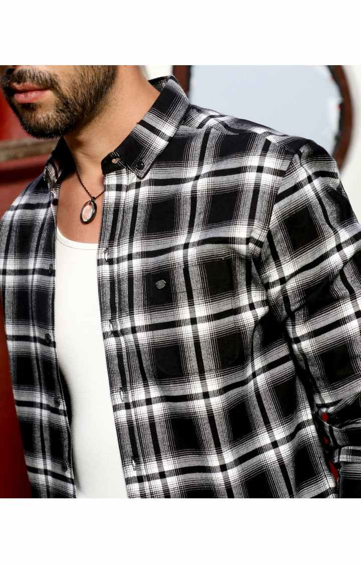 Men's Multicolor Checked Casual Shirts