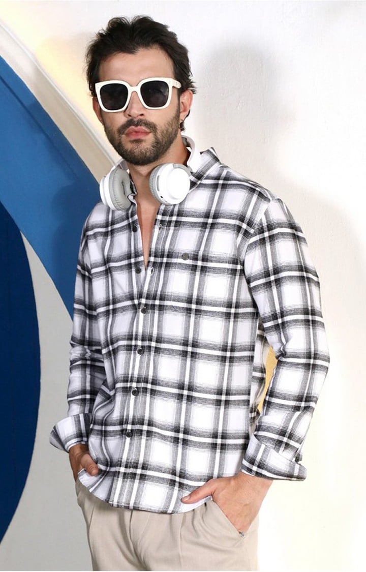 Men's Multicolor Checked Casual Shirts