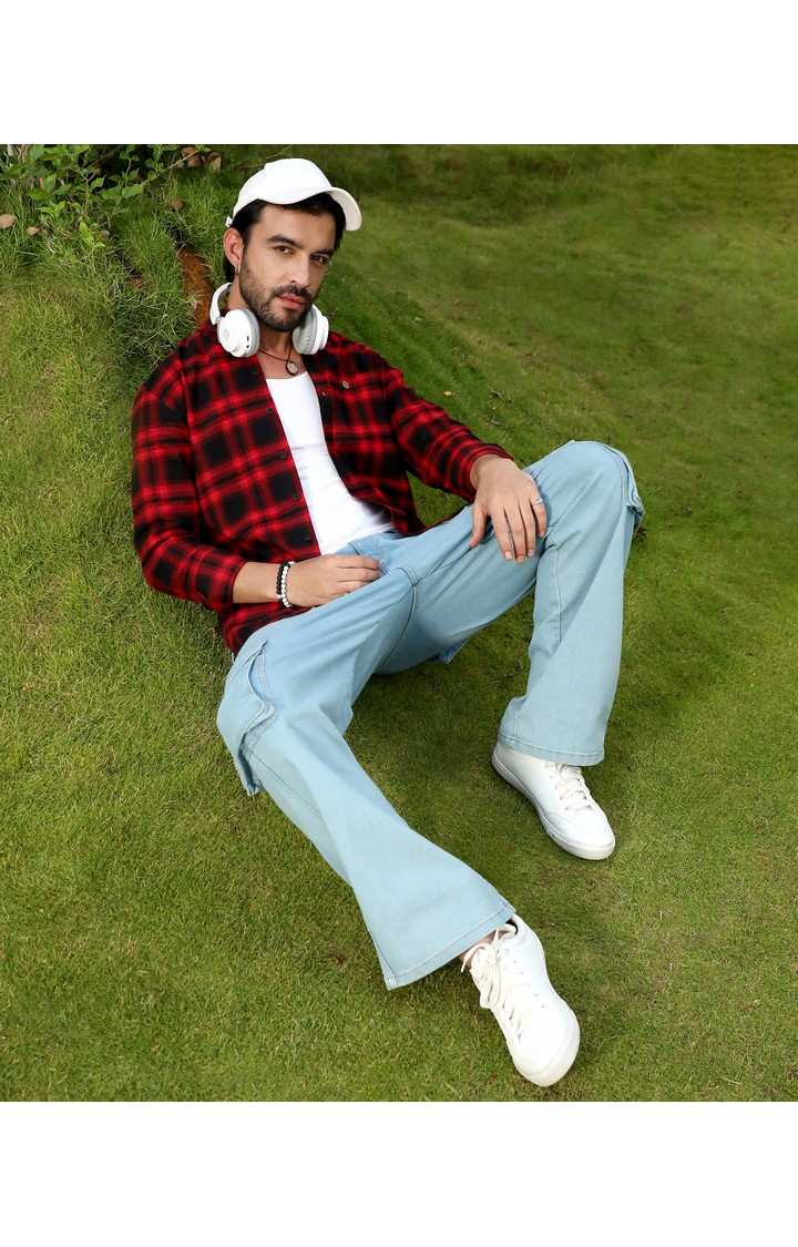 Men's Multicolor Checked Casual Shirts