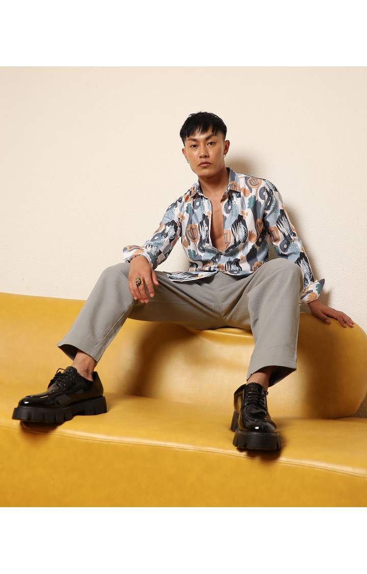 Men's Multicolor Printed Casual Shirts