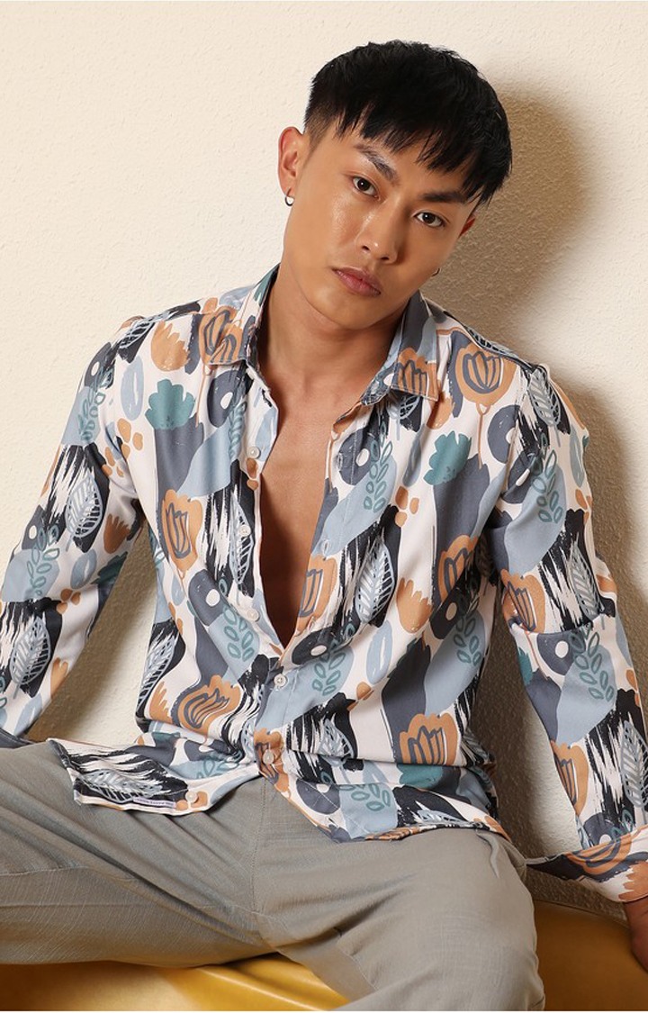 Men's Multicolor Printed Casual Shirts