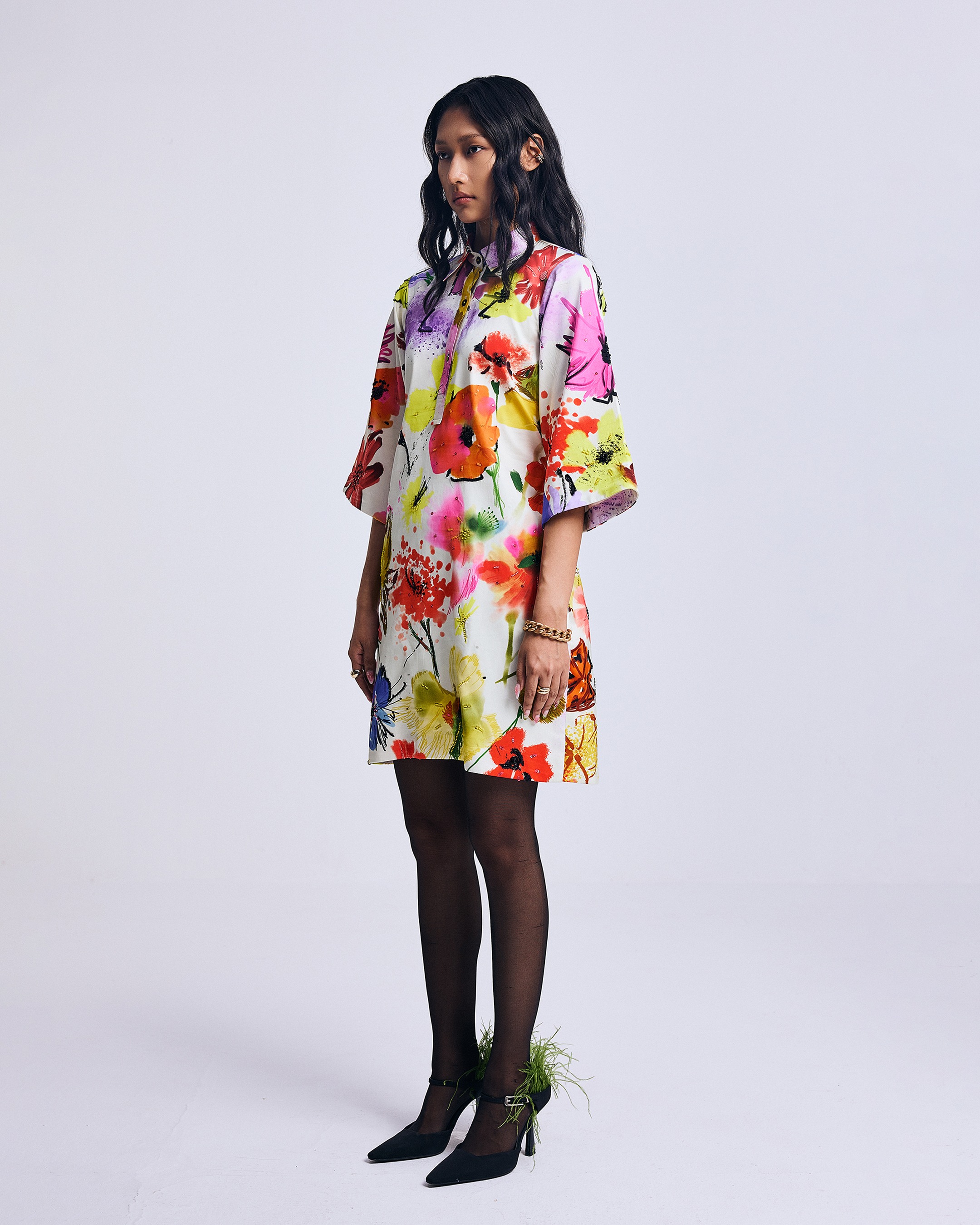 Paint Me Into Spring Dress