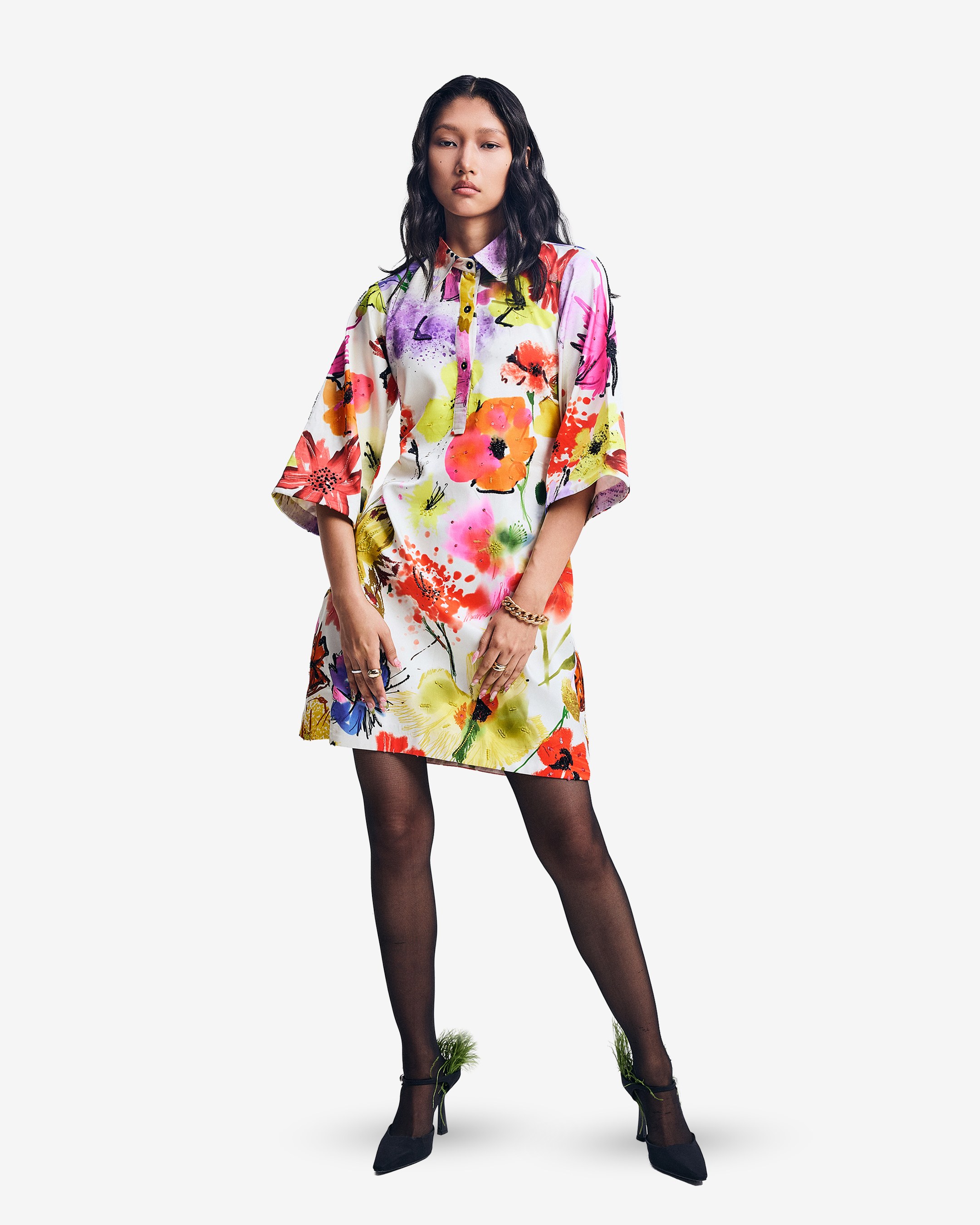Paint Me Into Spring Dress