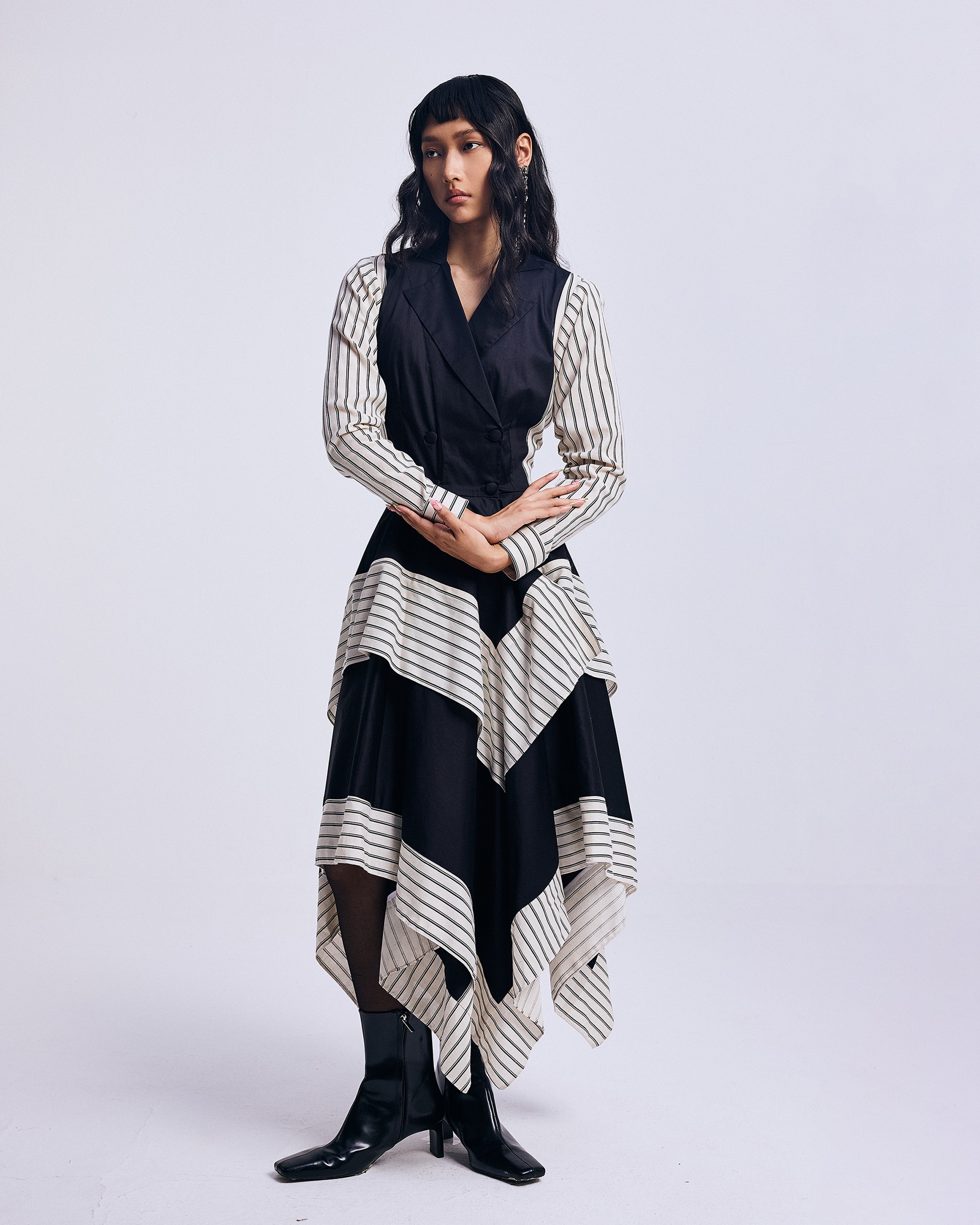 Lines Unfolding Dress