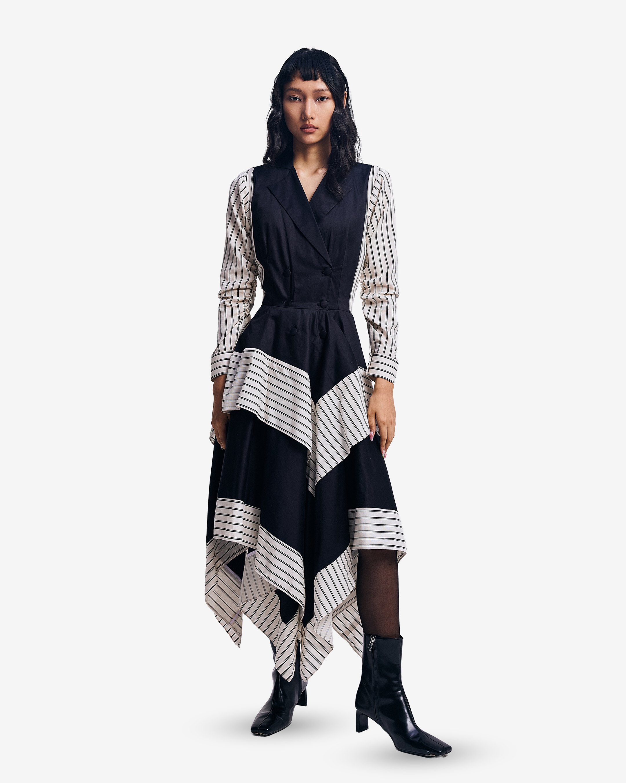 Lines Unfolding Dress