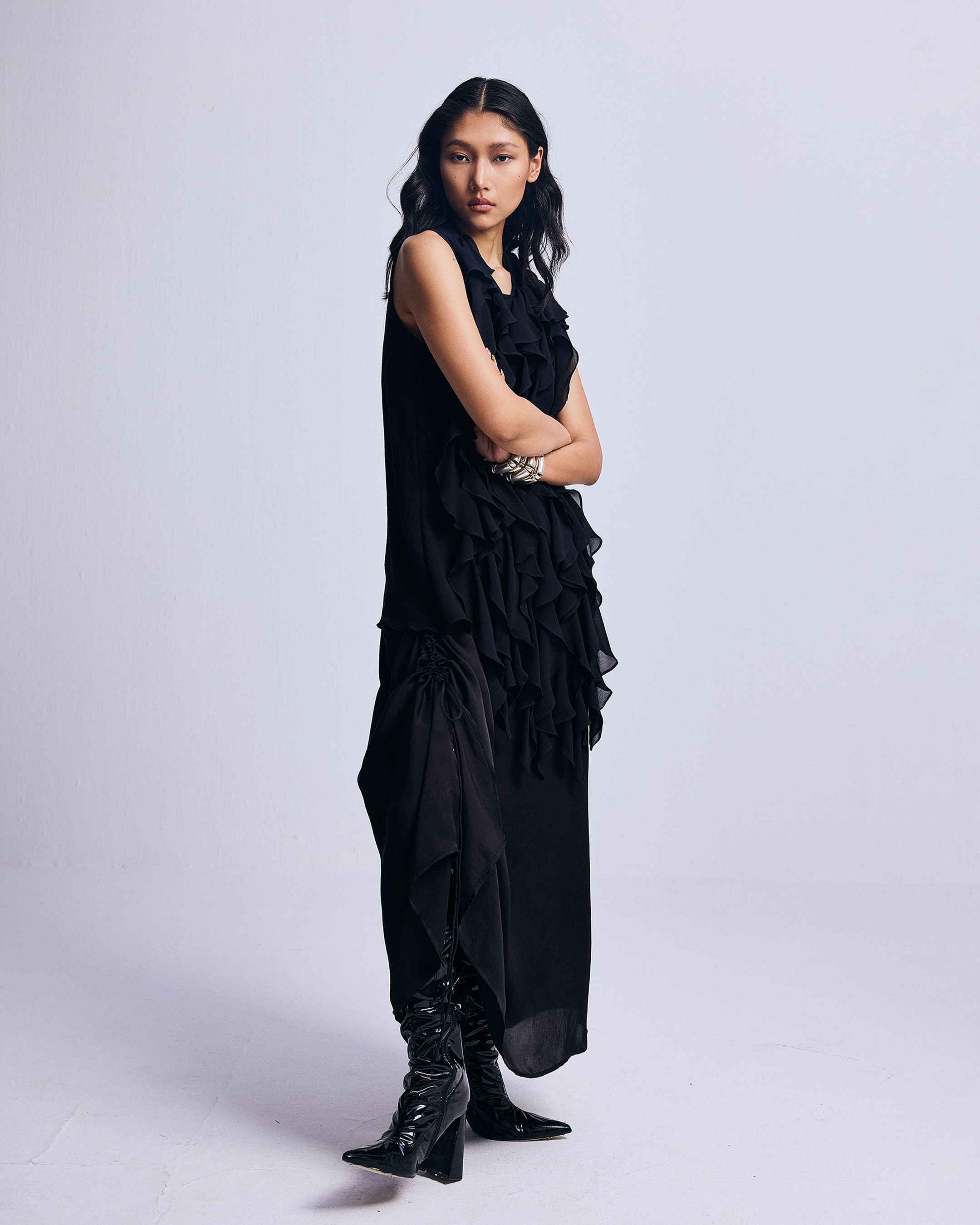 Whispered Volume Dress