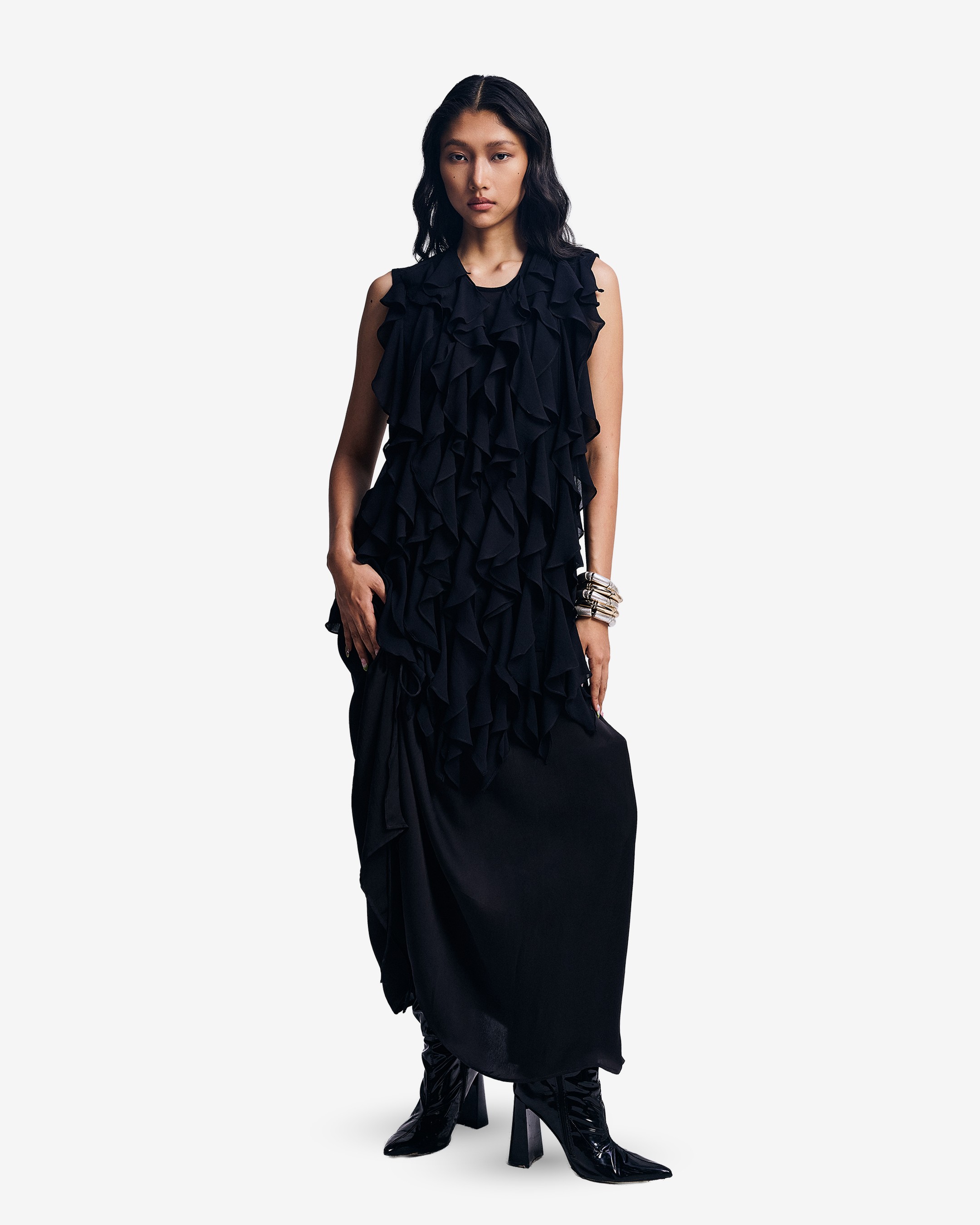 Whispered Volume Dress