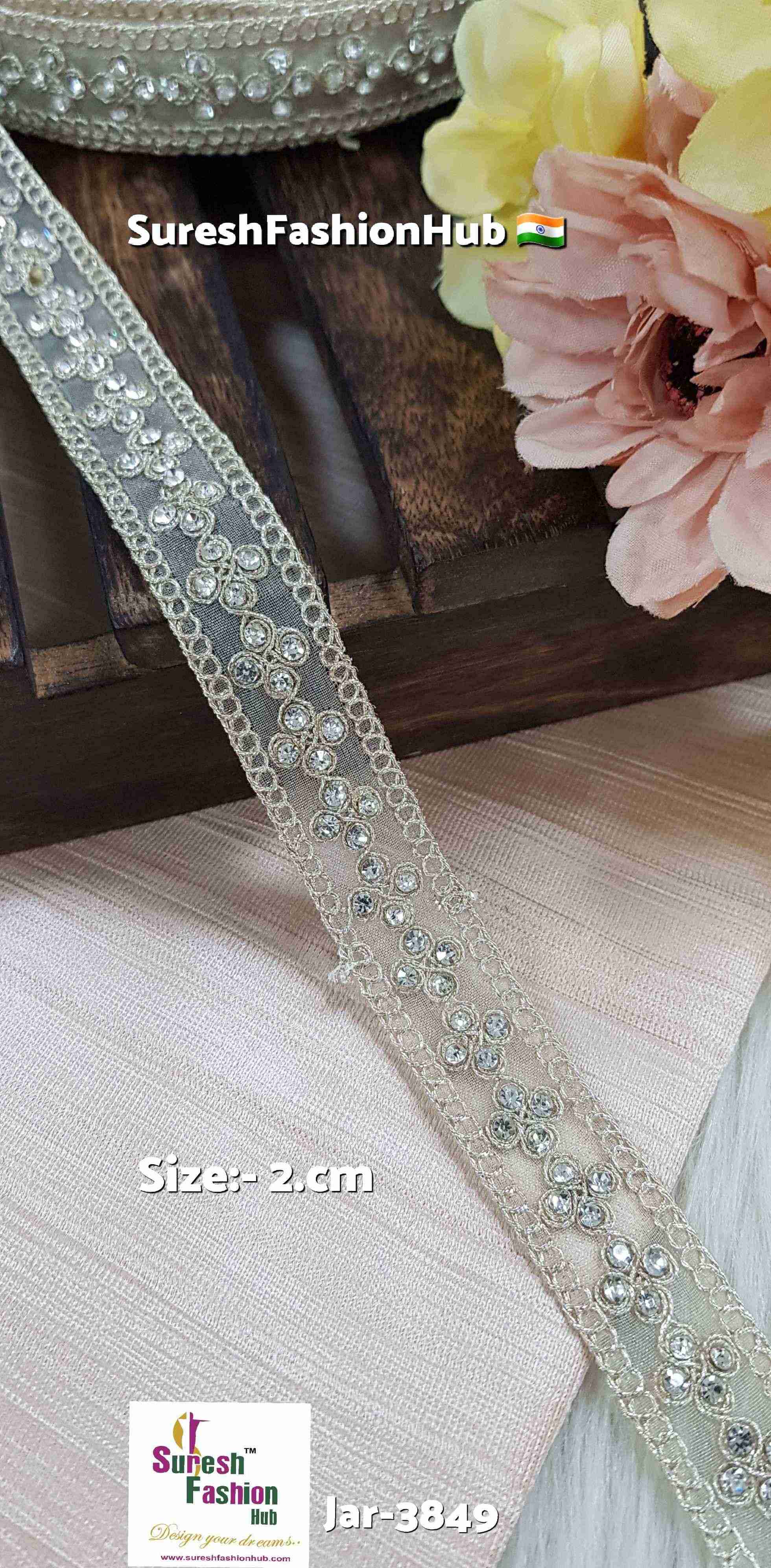  Pearl Gold Diamond-Enhanced Organza