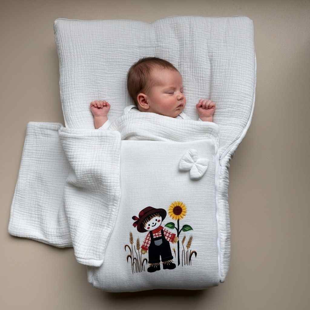Sunflower Dreams Muslin Sleeping Bag