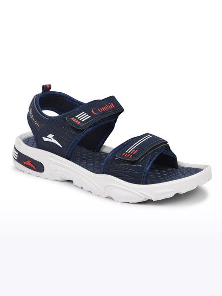 Unisex Blue Synthetic Sandals