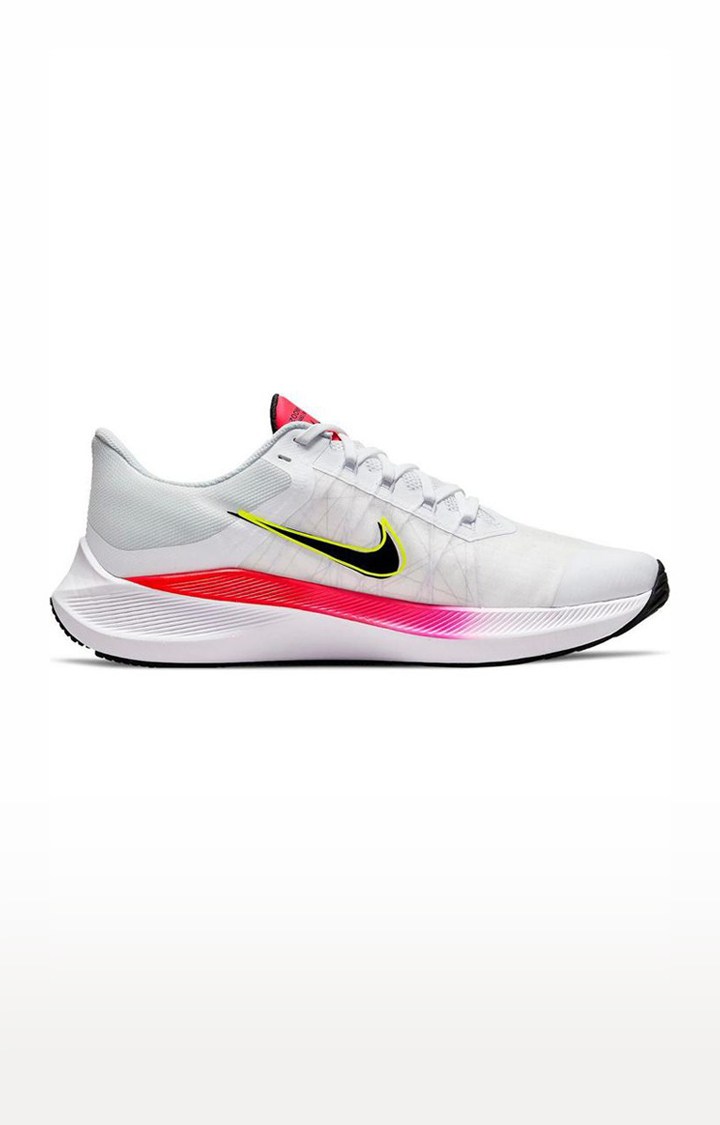 Nike White Zoom Winflo 8 Running Shoes