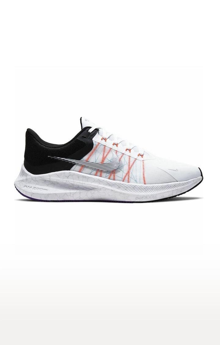 Nike | White Nike Zoom Winflo 8 Running Shoe 1