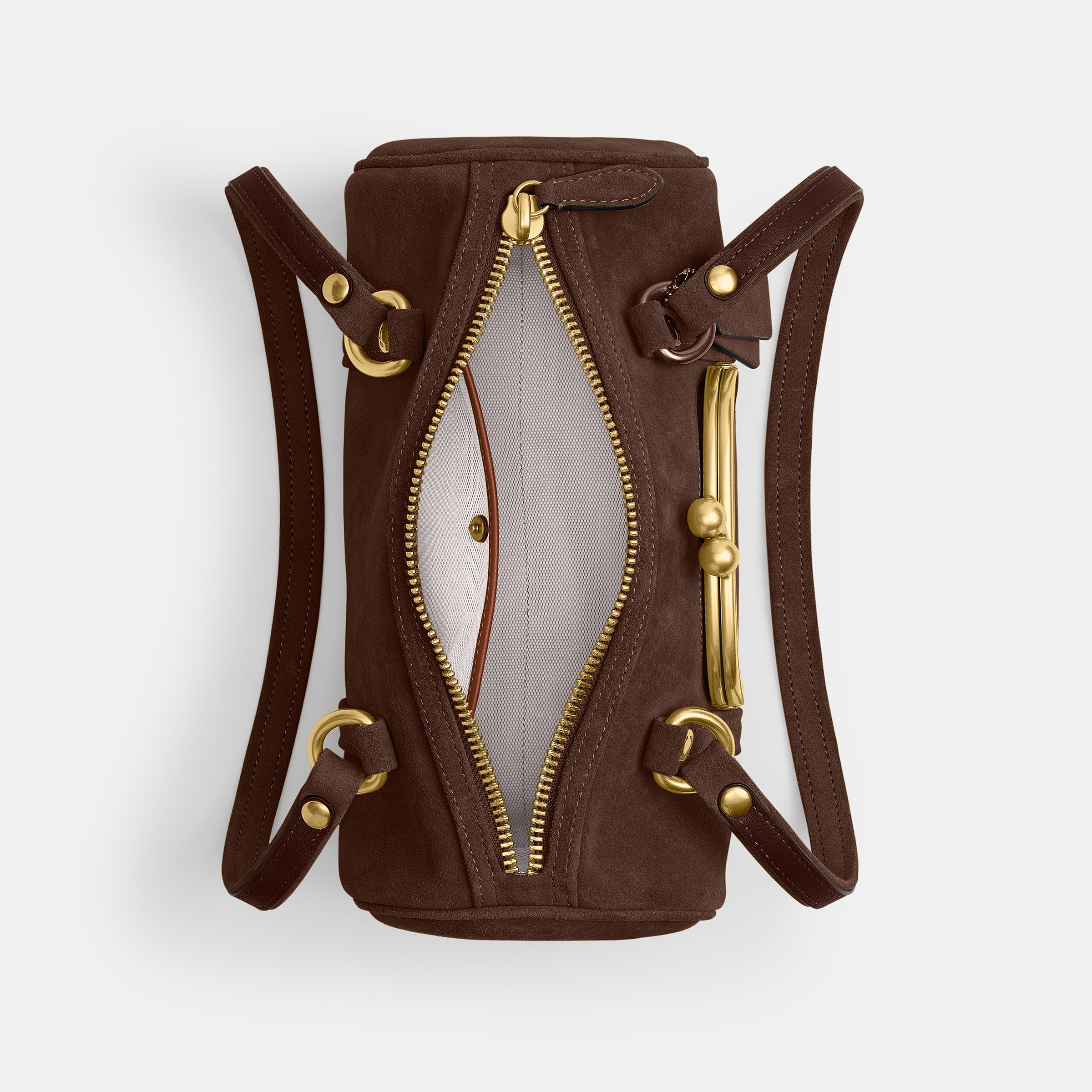 Kisslock Barrel Bag 28