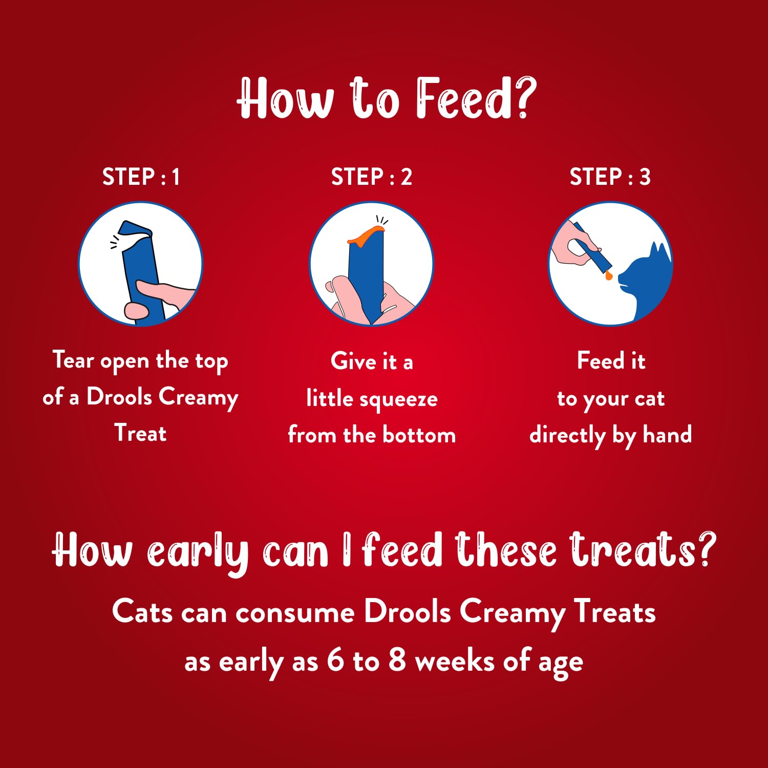 Drools Creamy Real Chicken Lickable Cat Treat, 75g