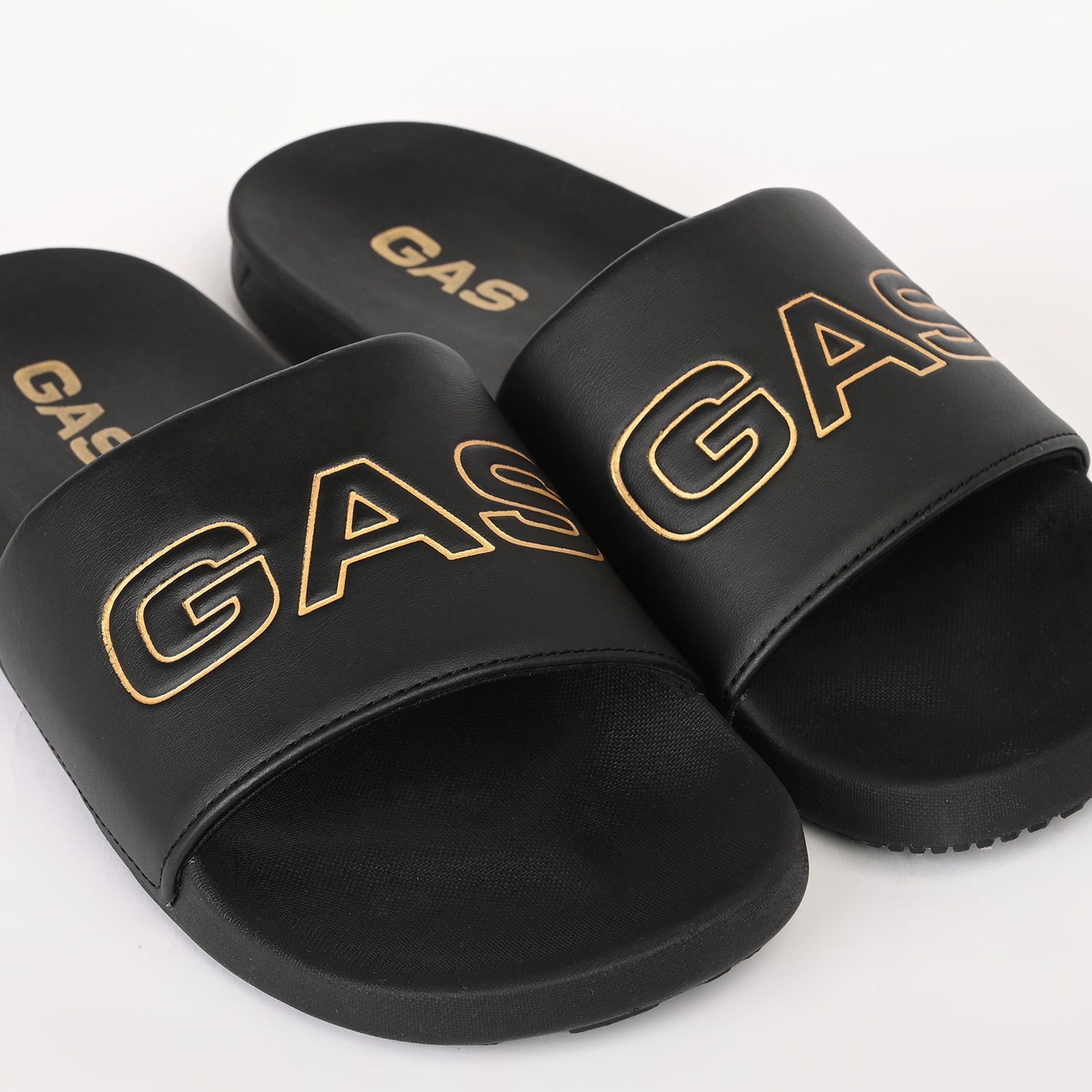 GAS | Men's SlideShift Black Slides|3