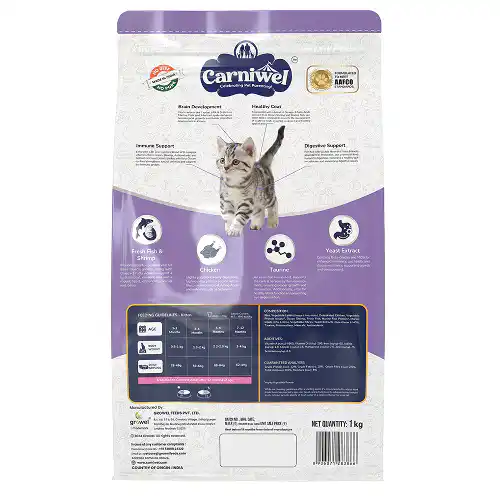 Carniwel Fresh Fish and Shrimp For Kitten Cat Dry Food