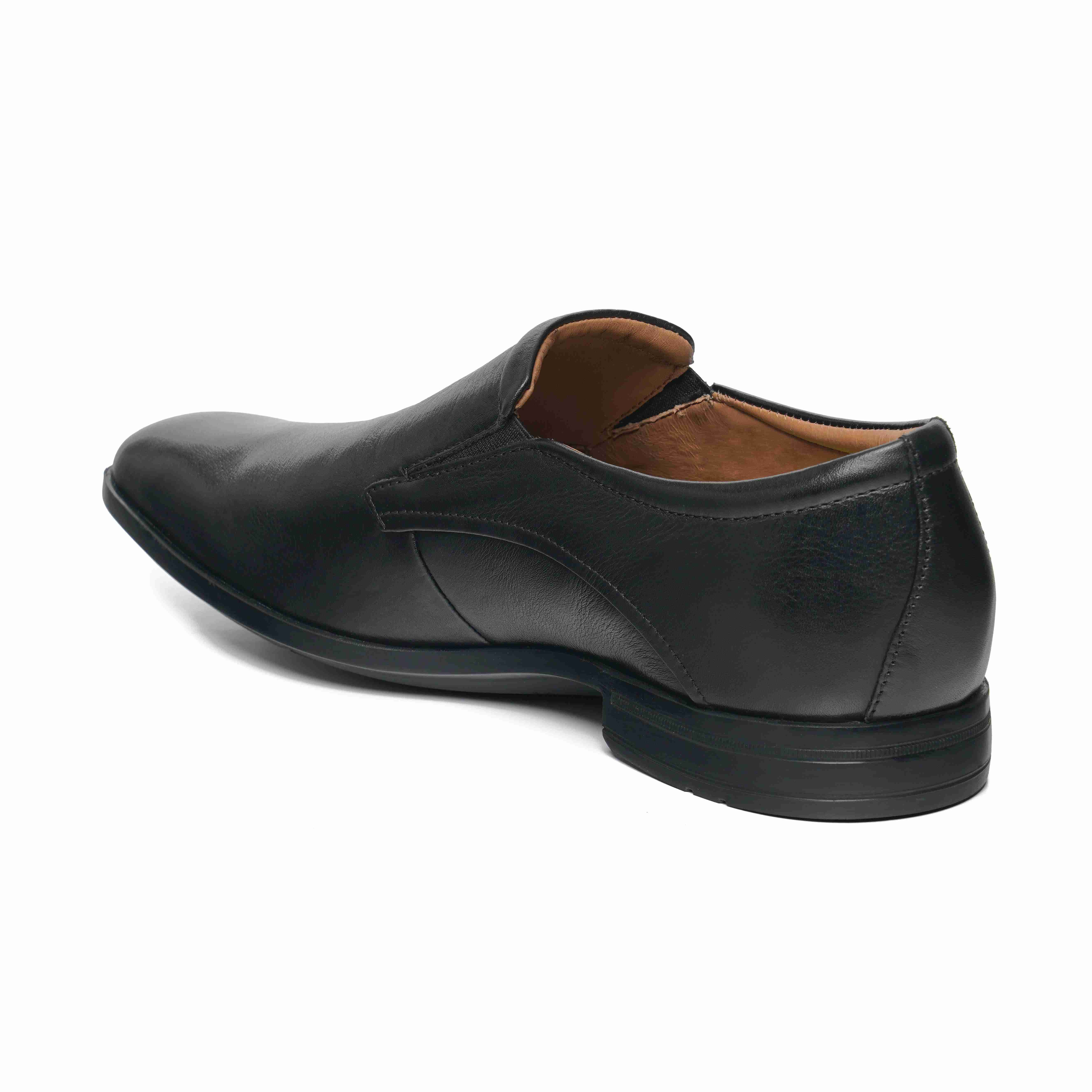 The Colombo Ruosh Men Black Formal Slip-On
