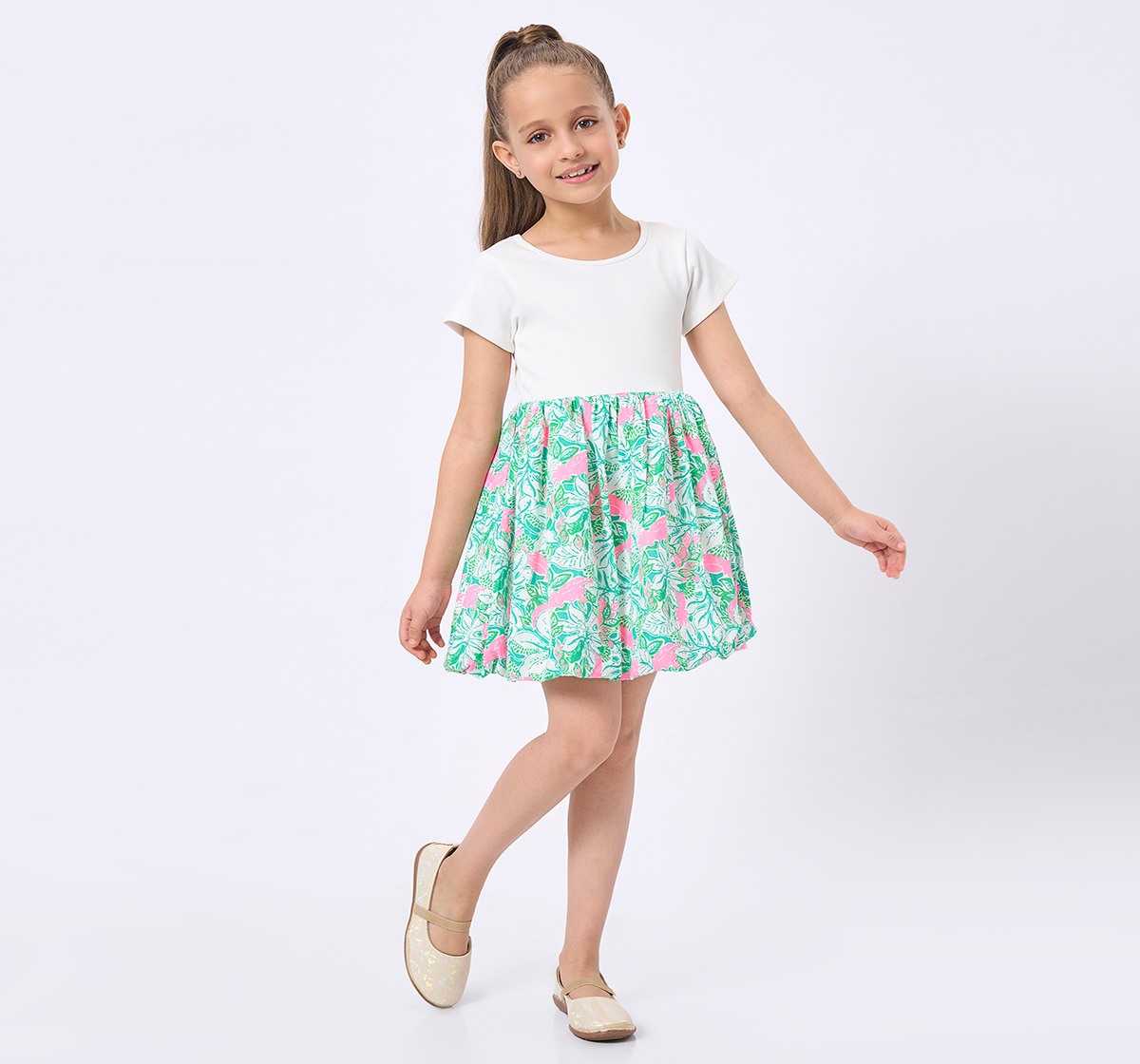 Ed-A-Mamma Kids Girls Dress Multicolour