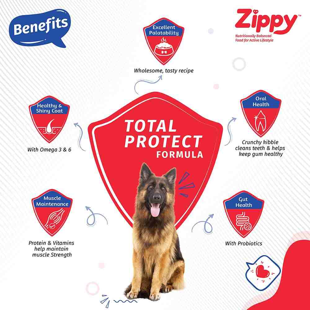 Zippy Adult Chicken and Veg Dry Food for Dogs 3 kg