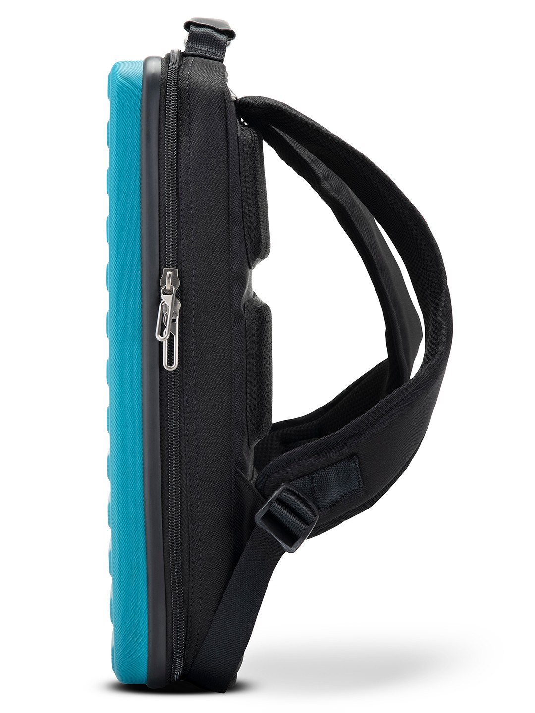 Assembly Hard Sided Polycarbonate Cabin Trolley Bag (54 cm) with Hard Shell Laptop Backpack - Teal