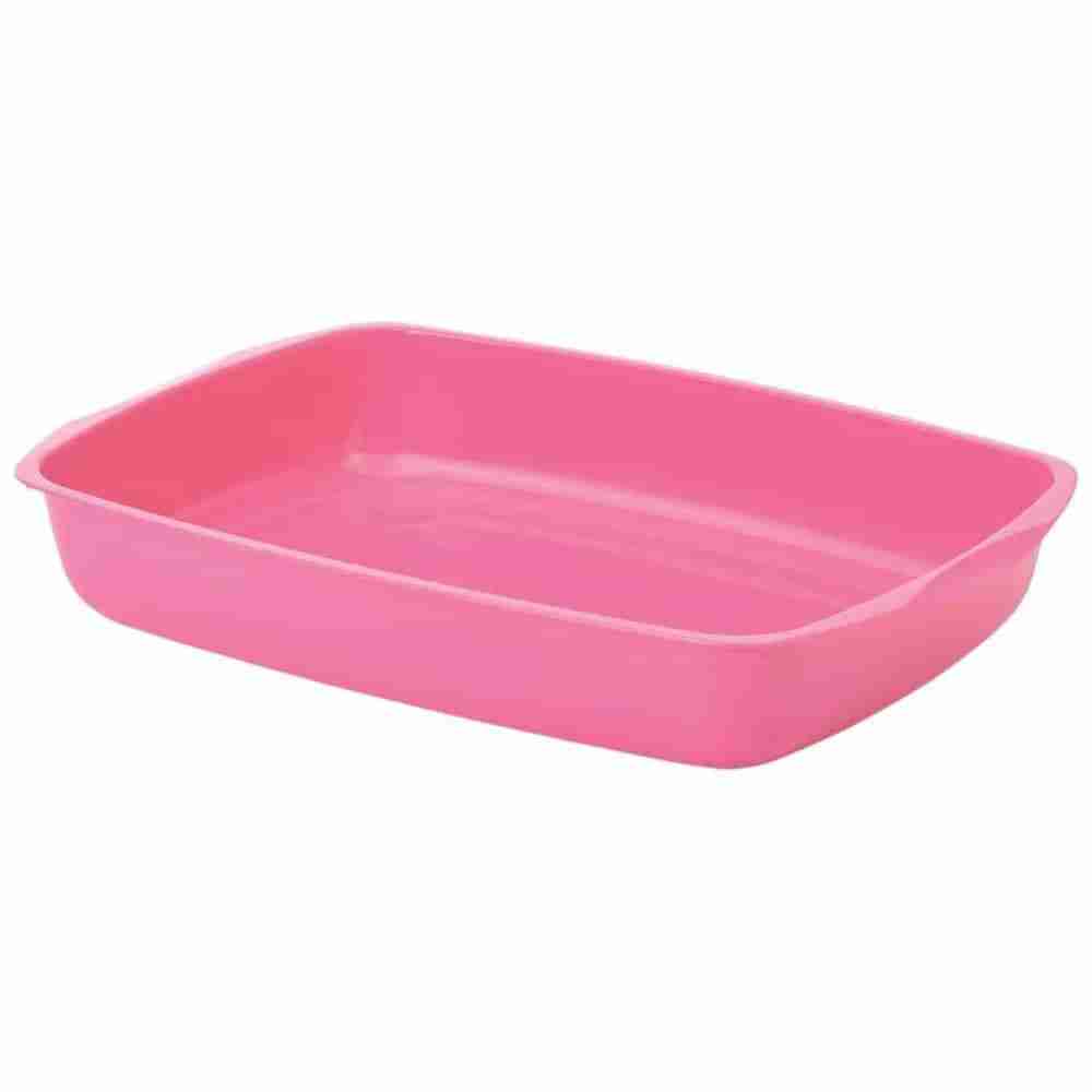 Savic Cat Litter Tray 15 inch, Assorted Colors, 15 x 10 x 3 inch