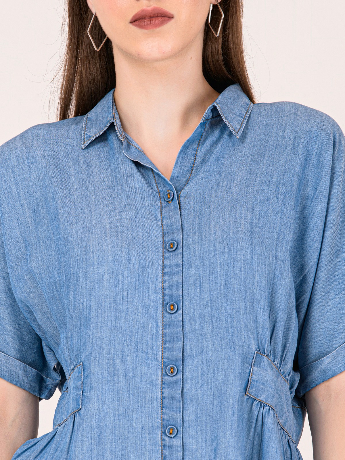 Albion Women Blue Smart Coordinate Set