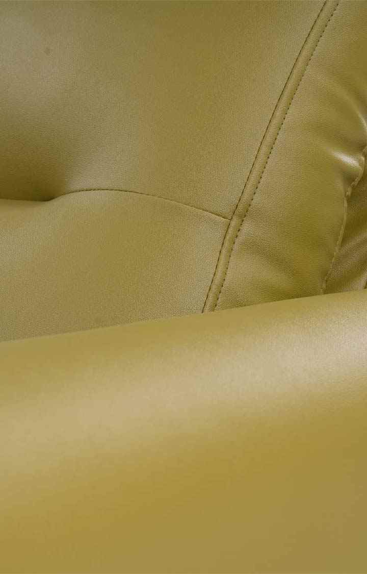 neudot Scott Sofa for Living Room |2 Persons Sofa|Premium Leatherette with Cushioned Armrest | Solid Wood Frame|2 Seater in Misty Green Color