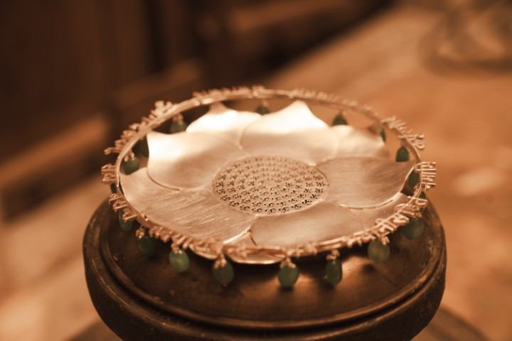 Karpur Gauram Mantra Pooja Thali