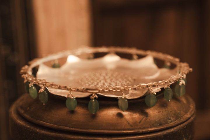 Karpur Gauram Mantra Pooja Thali