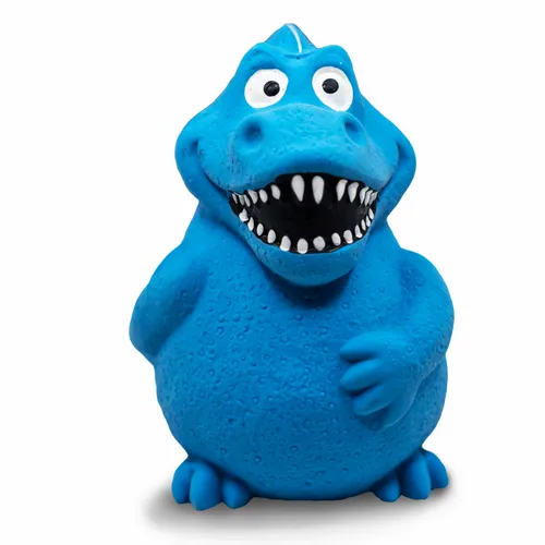 Barkbutler Fofos Latex Bi Dinosaur Squeaky Toy for Dogs