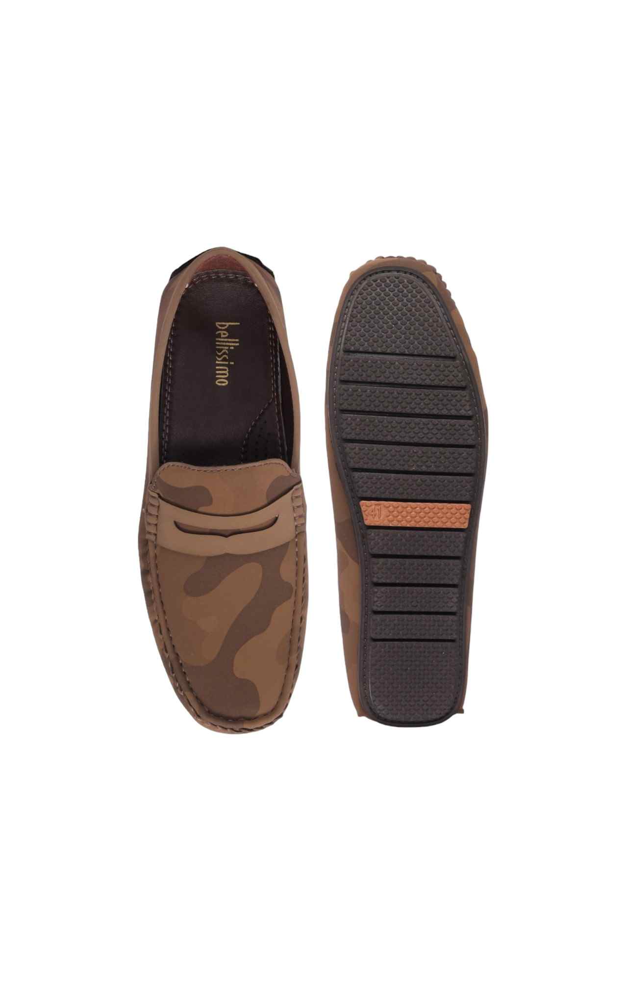 Men Tan Killer Slip On Loafers